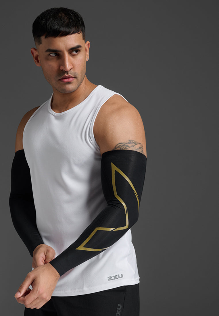 Force Compression Arm Guards (Black Gold)
