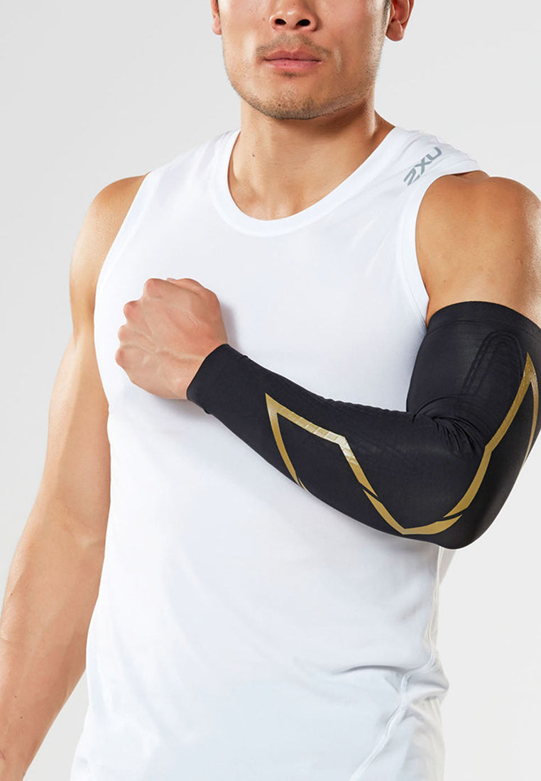 Force Compression Arm Guards (Black Gold)