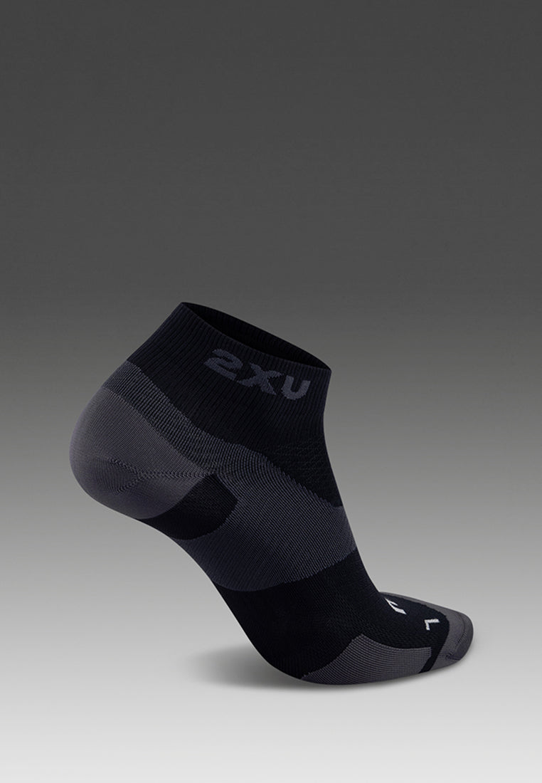 Vectr Ultralight 1/4 Crew Socks (Black)