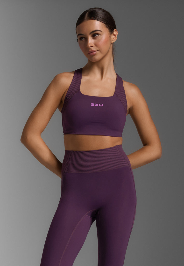 Form Ribbed Longline Low Impact Bra