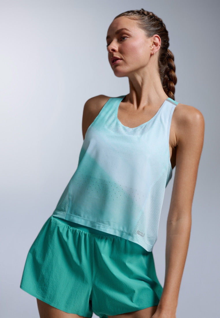 Light Speed React Crop Singlet