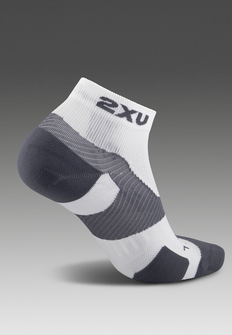 Calze Tecniche 2XU Vectr Ultralight Cushion 1/4 Crew Uomo – Antivescica, Traspiranti, Con Supporto Plantare