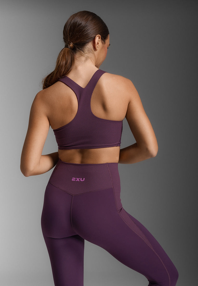 Form Ribbed Longline Low Impact Bra
