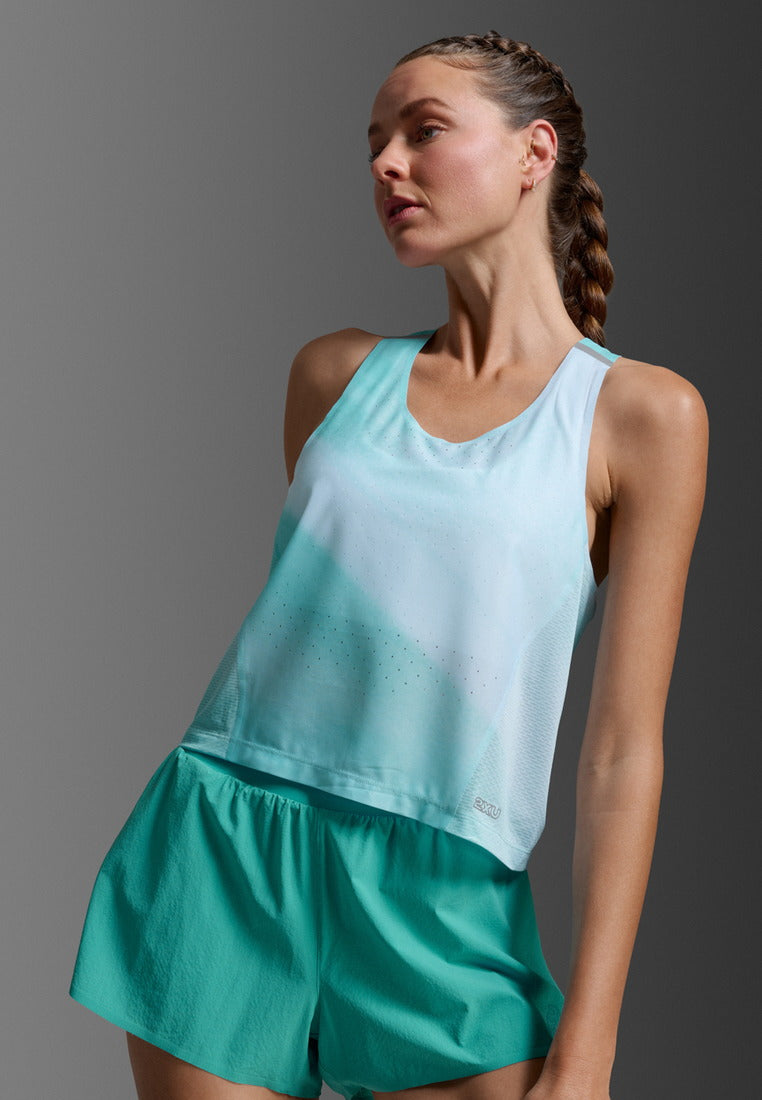 Light Speed React Crop Singlet